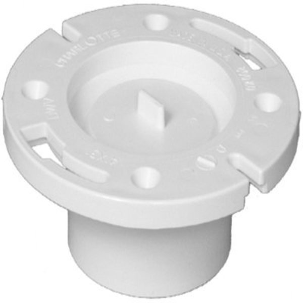 Charlotte Pipe And Foundry 4 Pop Top Flange PVC 00800K 0800HA